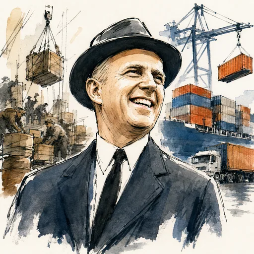 Portrait of Malcom McLean
