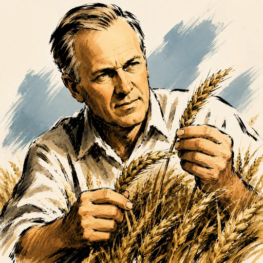Portrait of Norman Borlaug
