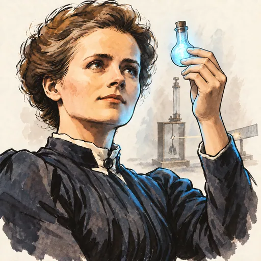 Portrait of Marie Curie
