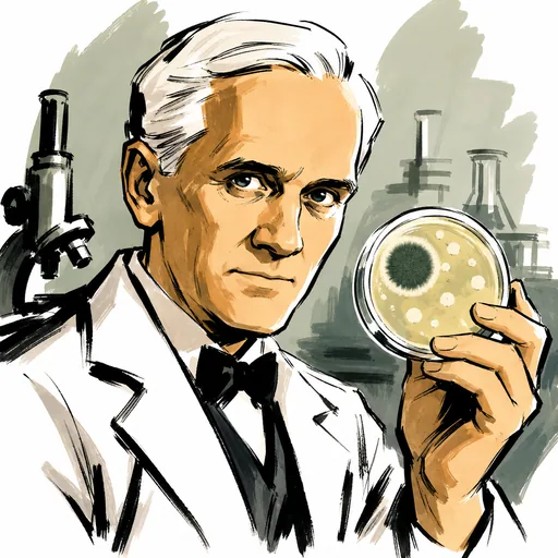 Portrait of Alexander Fleming