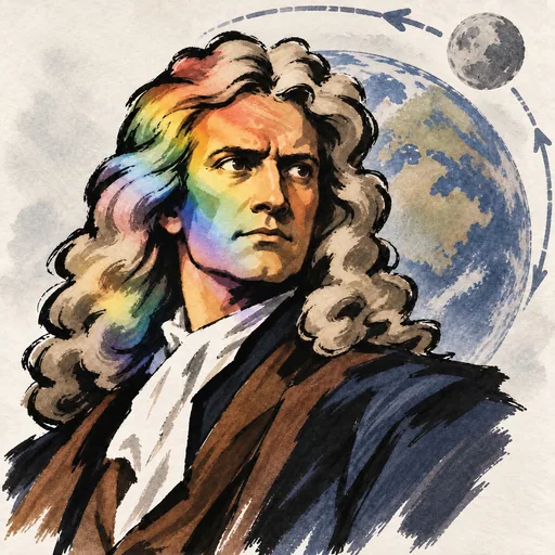 Portrait of Isaac Newton