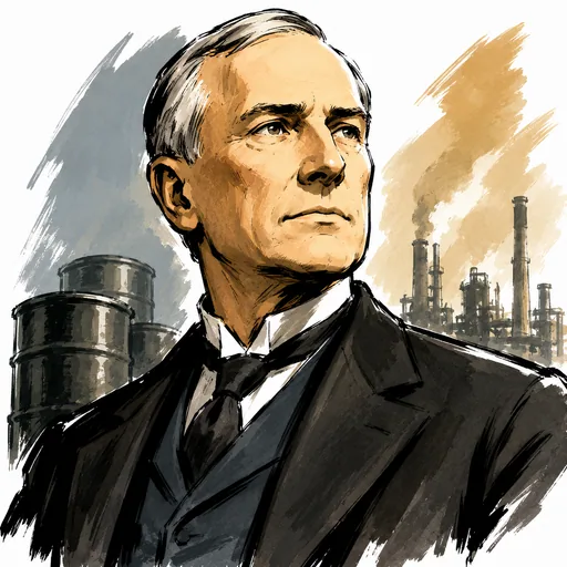 Portrait of John D. Rockefeller