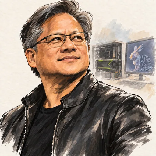Portrait of Jensen Huang